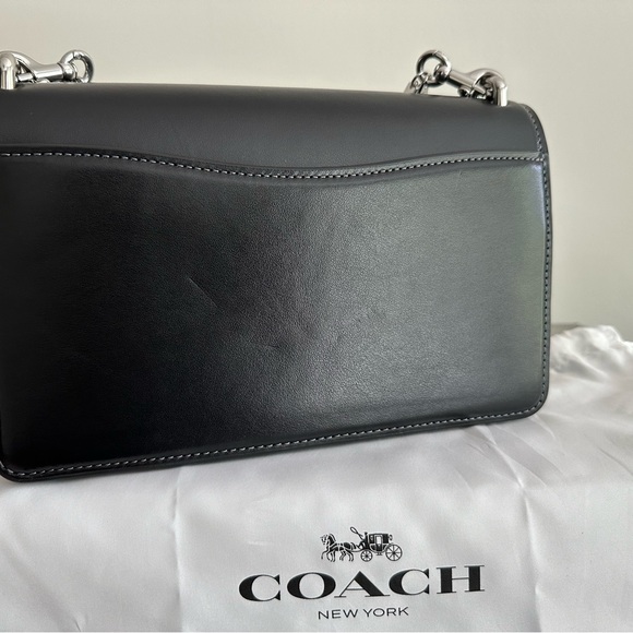 Coach Bandit Shoulder Bag Black w/ Silver Hardware - Picture 6 of 8